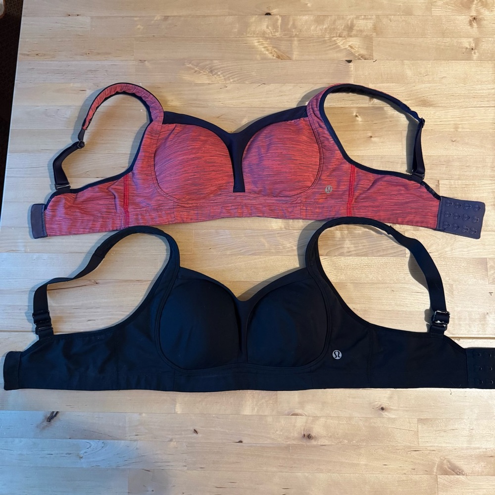 2 Lululemon Ta-Ta Tamer Sports Bras.
